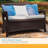 Elements 47'' Resin Outdoor Loveseat-20347309