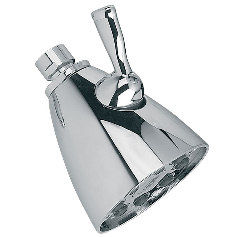Eight Jet Brunswick Adjustable Shower Head, Polished Chrome