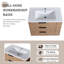 Meuble-lavabo mural simple 30 po avec plateau en résine