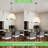 4-Light 18.9" Dimmable Fabric White Drum Shade Chandelier With Industrial Metal Frame For Kitchen Island Dining Room-773919434