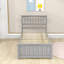 Lit plateforme simple en bois