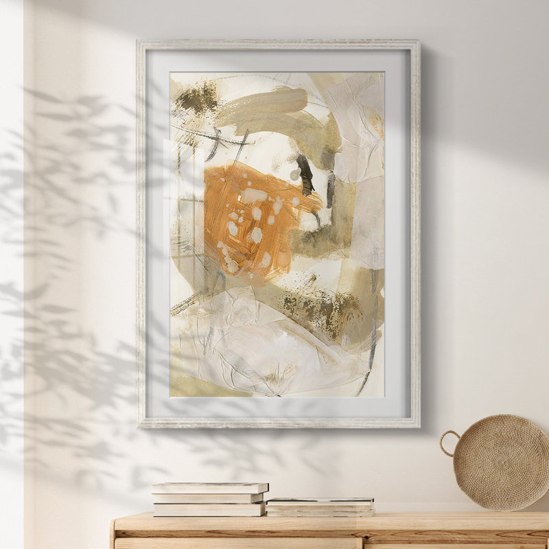 Floating Pieces I -Framed Print