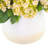 Snowball Hydrangea Arranged in a Ceramic Pot