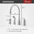 Avalon Single Handle Kitchen Faucet with Side Spray-4791471