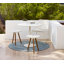 Area Outdoor Round Teak Side Table-1847903469