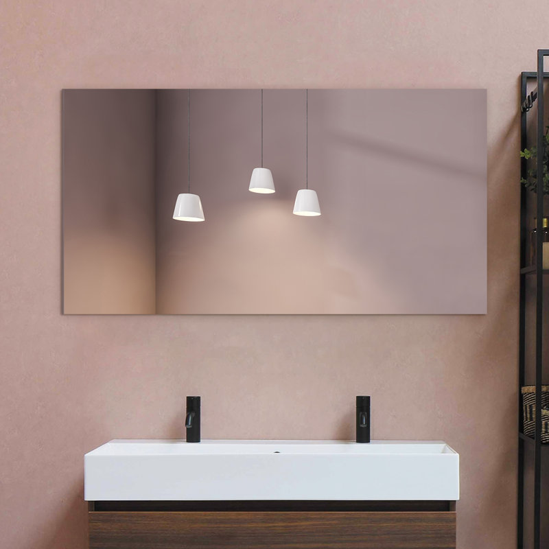 Miroir de meuble-lavabo / salle de bain moderne et contemporaine Trelon, H 48 po x l 60 po