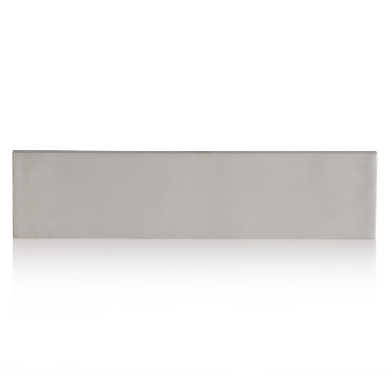 8" x 2" Porcelain Brick Look Subway Wall & Floor Tile, Gray