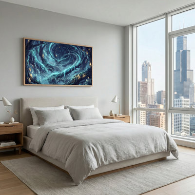 Ensemble de 1 toile murale Vortex Mystique