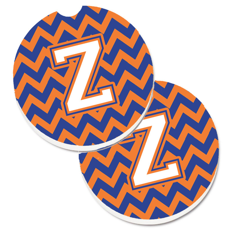 Sous-verre pour voiture, Z, Orange