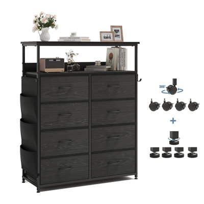 80 cm W Chest of 8 Drawers