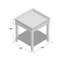 Riviera Tray Top End Table
