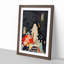 Portrait of an Actress by Toyohara Kunichika - Framed Print-55616190-55616191