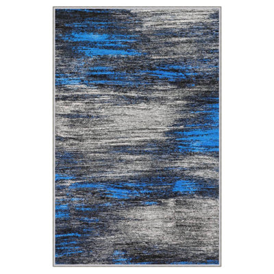 Cadagan Blue/Grey/Black Rug