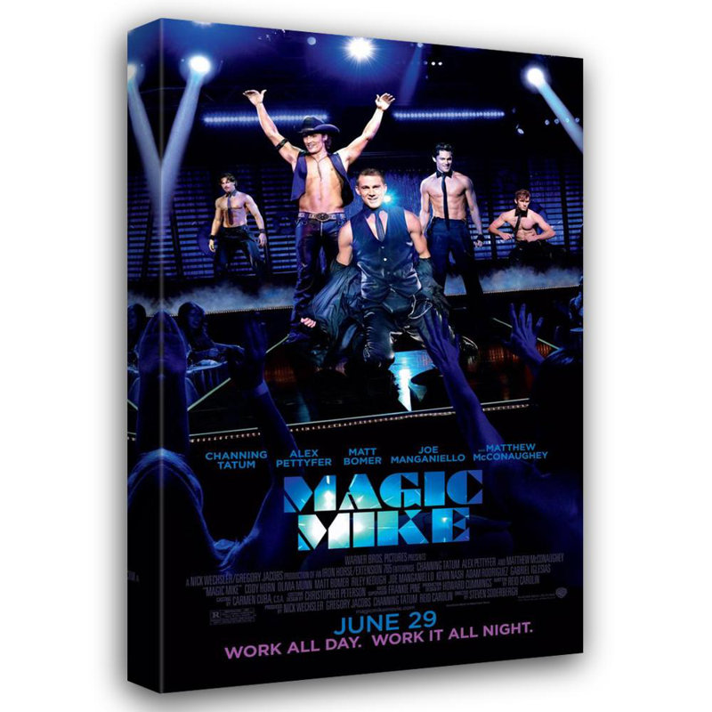 Magic Mike, 24" H x 15" W