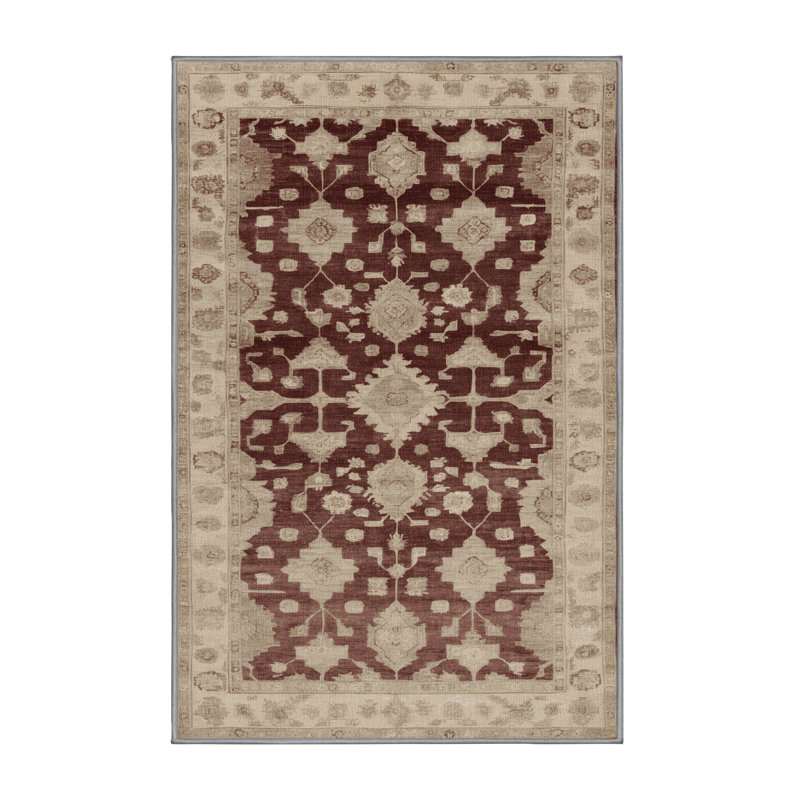 Machine Washable Overdyed Gray Area Rug, Rectangle 2' x 3'