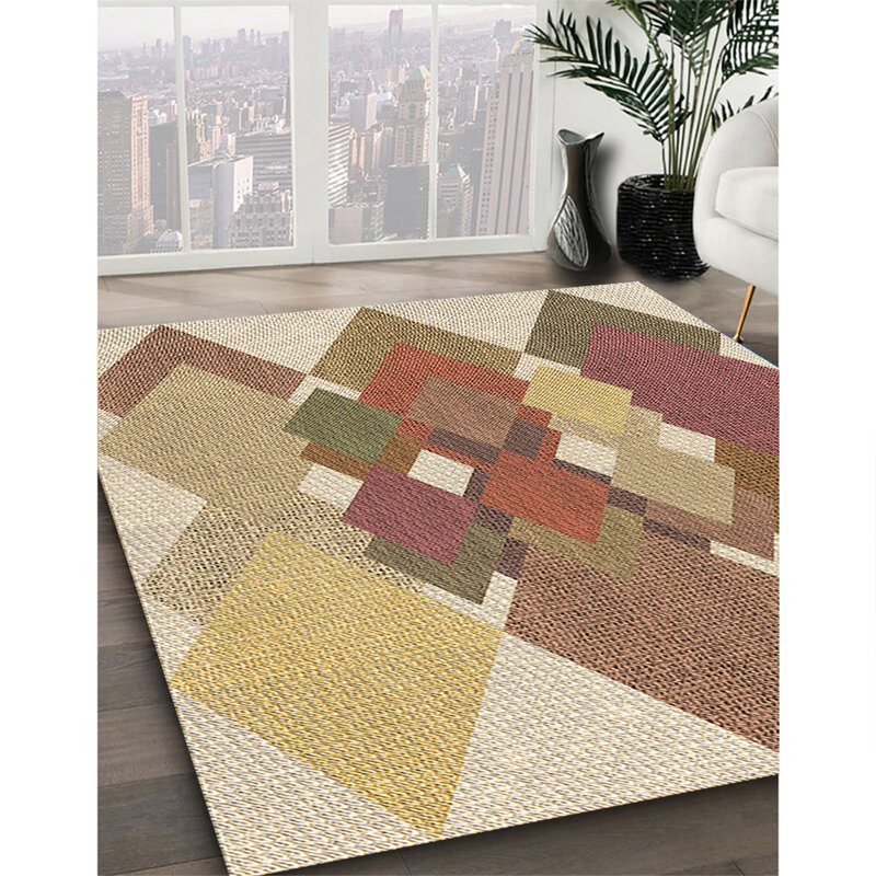 Tapis 100% à motifs lavables à la machine 2989, Rectangle 8 pi x 12 pi