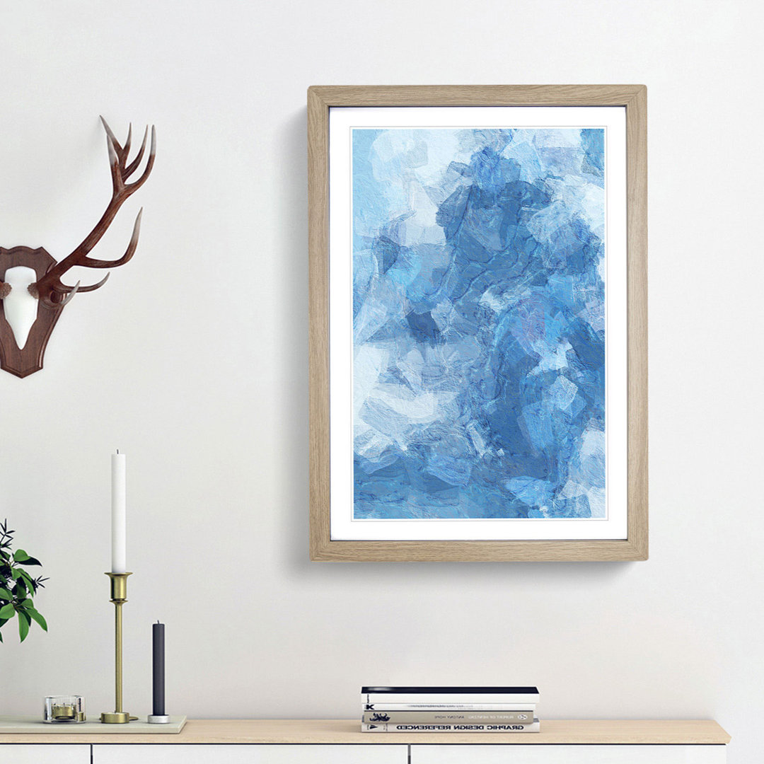 Burst Bubble in Abstract - Picture Frame Painting Print