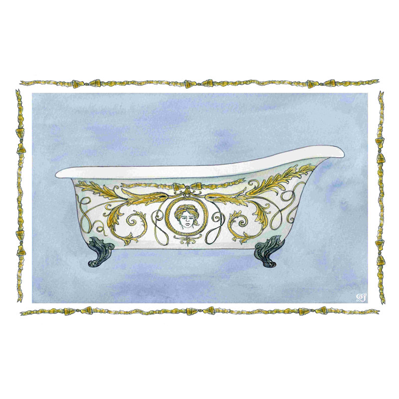 " French Bath " by Ginny Joyner, 20" H x 30" W  