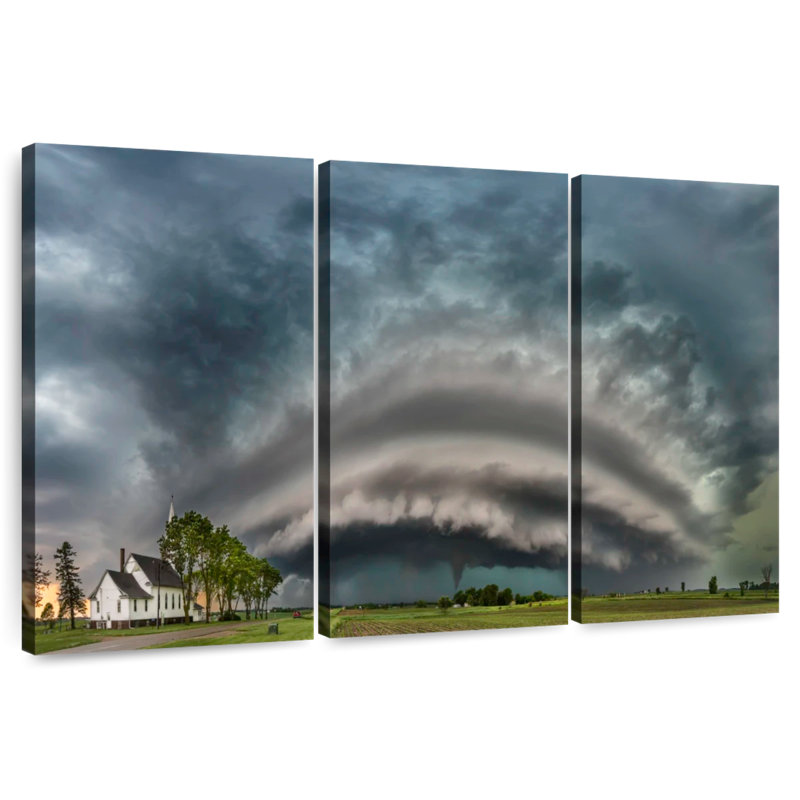 Alvord Approaching Tornado, 32" H x 50" W