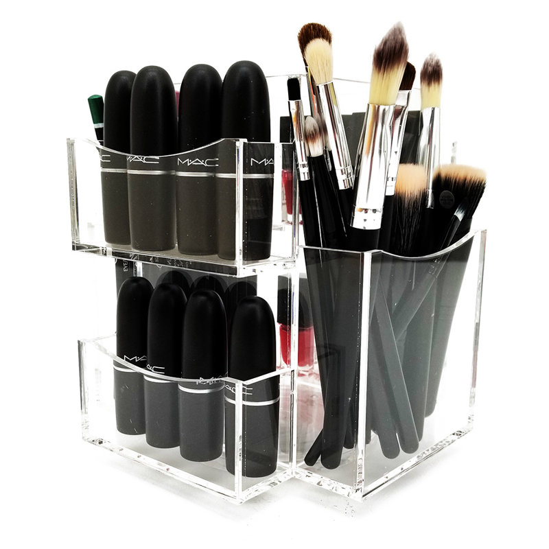 Plateau de rangement en maquillage/cosmétiques rotatif Moultrie