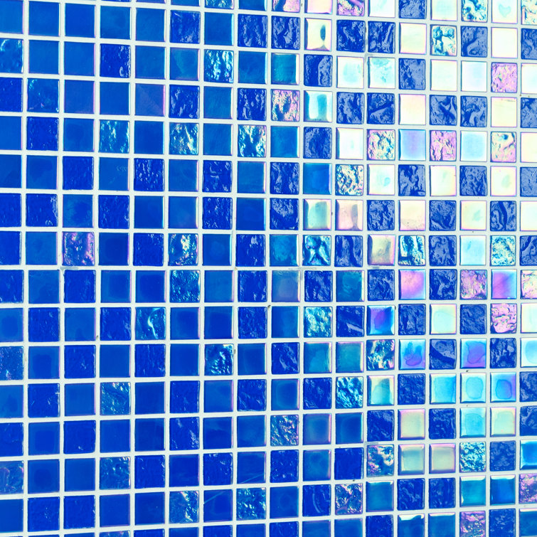 1" x 1" Glass Mosaic Sheet Tile