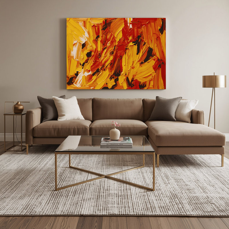Art mural sur toile Neo Expressionism 49, H 11 po x l 14 po