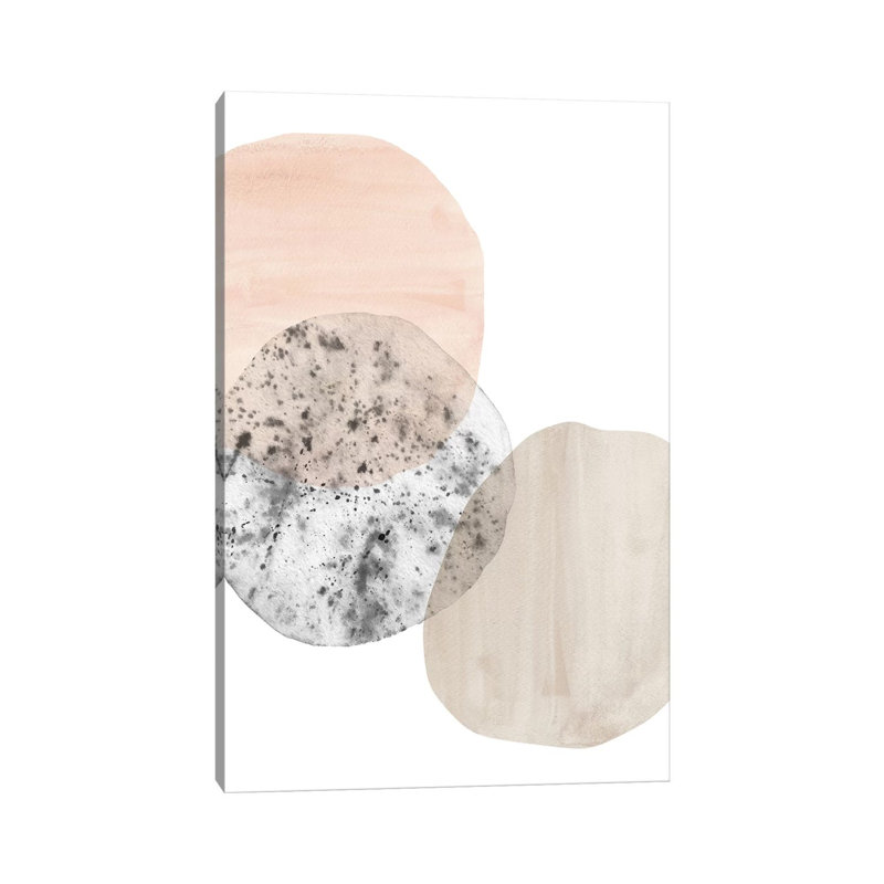 Abstract Shapes by Whales Way - Painting on Canvas, Wrapped Canvas, 66.04cm H x 45.72cm W x 3.81cm D