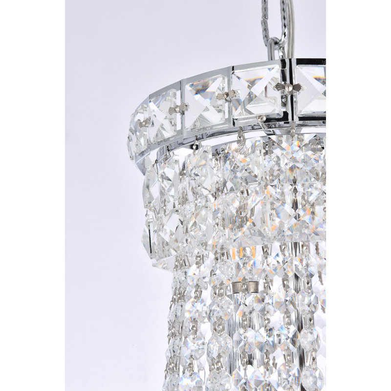 Lustre empire unique à 22 lumières Stinnett, Chrome