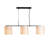 3 - Light Black Kitchen Island Pendant