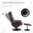 Faux Leather Swivel Recliner-1647922097-1647922102