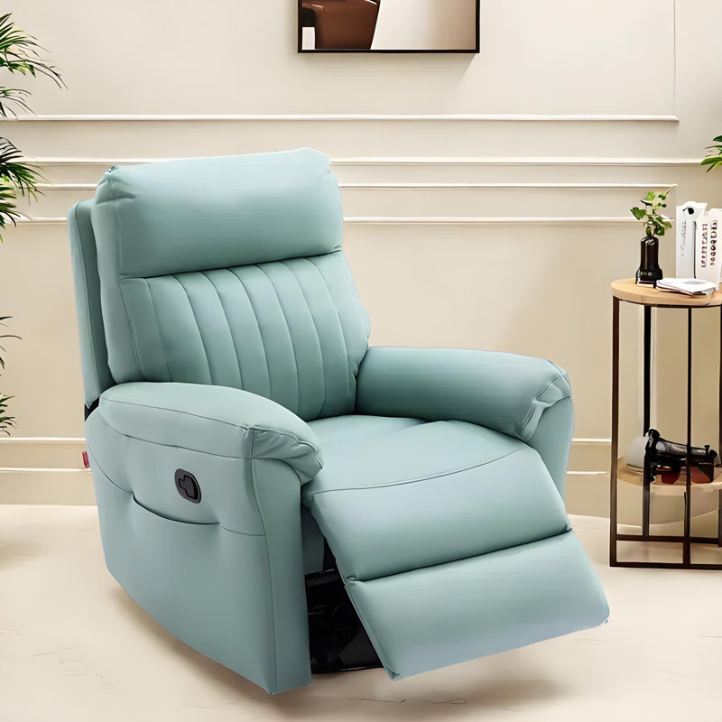 Simple fashion sofa lazy home recliner, Green