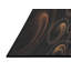 Tapis brun/noir tissé à la machine-33785286