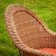 Chaise de patio avec coussin Amada