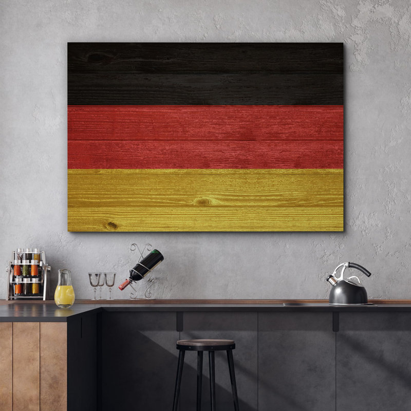 Panneau allemand en bois, H 24 po x l 36 po x P 1,5 po