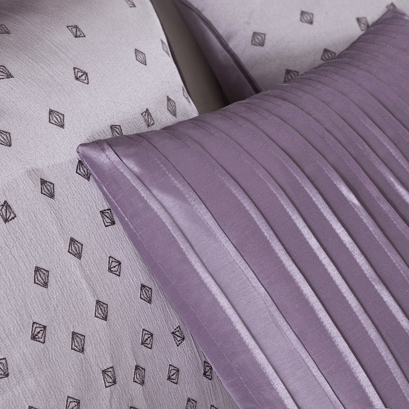 Édredon très grand à paillettes mauves, 7 rayons pour -, 7 pièces, Édredon de très grande taille et 6 pièces suppl, Mauve