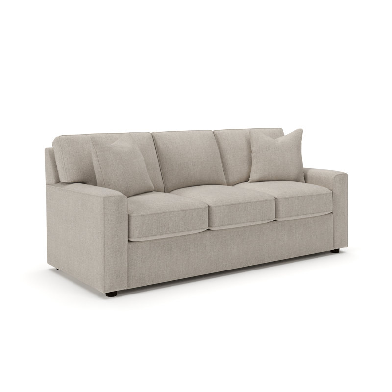 Lawson 84" W Square Arm Upholstered Sofa, Monique Twine