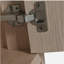 Meuble-lavabo autoportant de 30 pouces avec lavabo en céramique noire et 2 portes d'armoire à fermeture en douceur-120102624-120102623