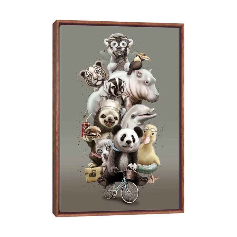 Zoo by Adam Lawless - Print on Canvas