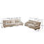 Ensemble de salon 2 pièces en chenille avec causeuse et canapé modulaire surdimensionné 3 places-30974683