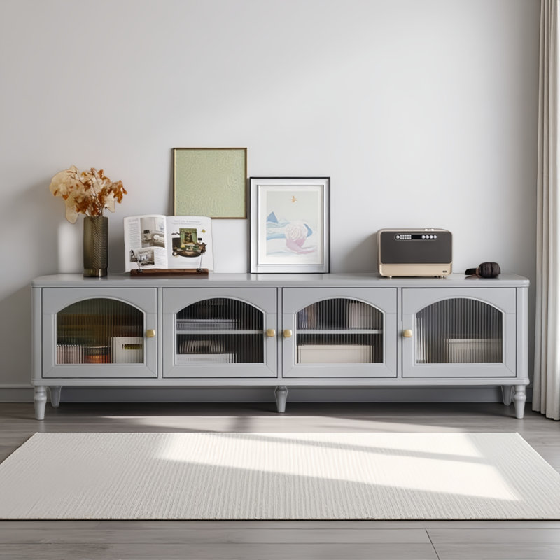 Meuble télé American Minimalist Design, Gris