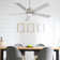 54" 5 - Blade LED Standard Ceiling Fan with Remote Control and Light Kit Included