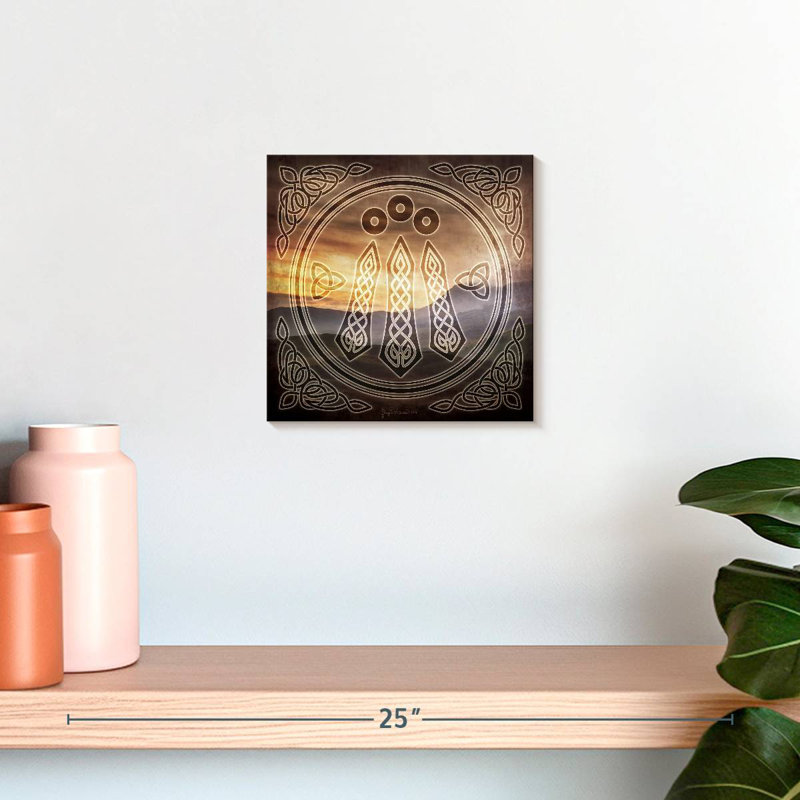 Celtic Awen, 10" H x 10" W