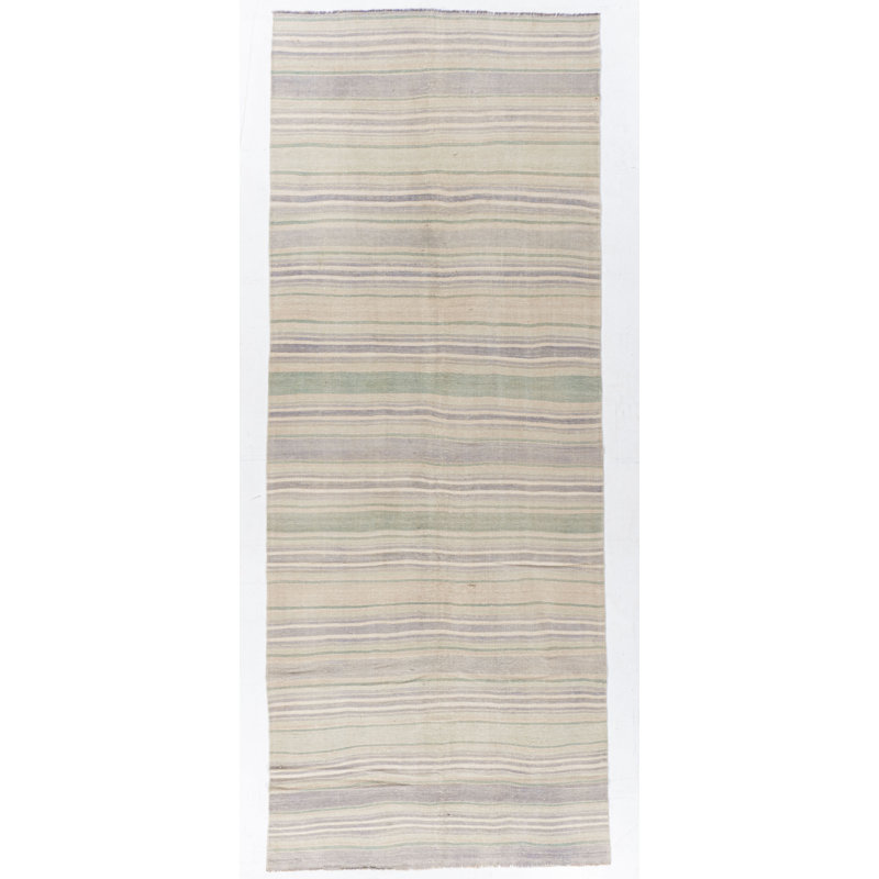 One-of-a-Kind 4'11 X 13'1 Flatweave Area Rug