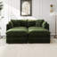 Canapé-lit en chenille moderne avec repose-pieds-1006864278-1006864275