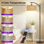 Lampe sur pied en rotin arqué 73 po avec interrupteur tactile et télécommande-993475743
