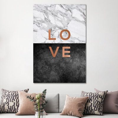 Love Copper by Orara Studio - Wrapped Canvas Print