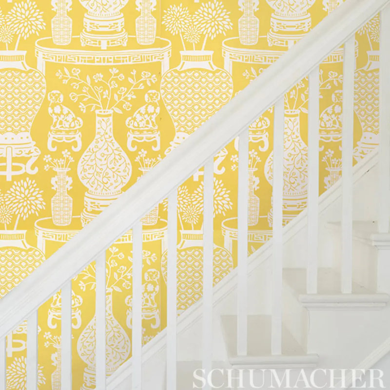 Hellene Wallpaper, Yellow