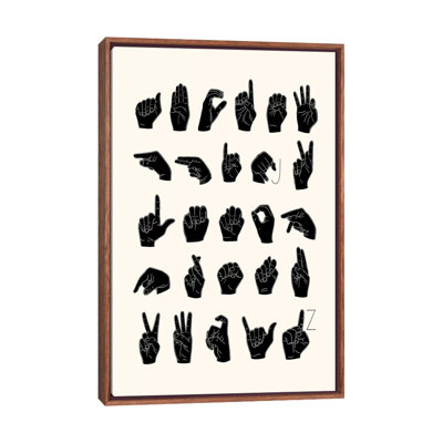«Sign Langage I», reproduction de photo