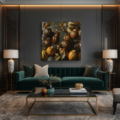 Art mural sur toile noir