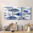 " Fish Parade I " 3 - Pieces-1842100323